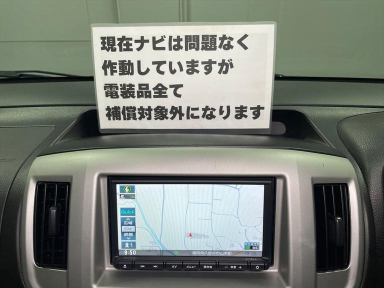 現在ナビは問題なく作動していますが電装品全て保証対象外になります。