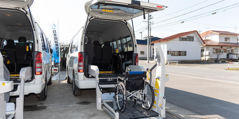 車いすでの試乗もOK！